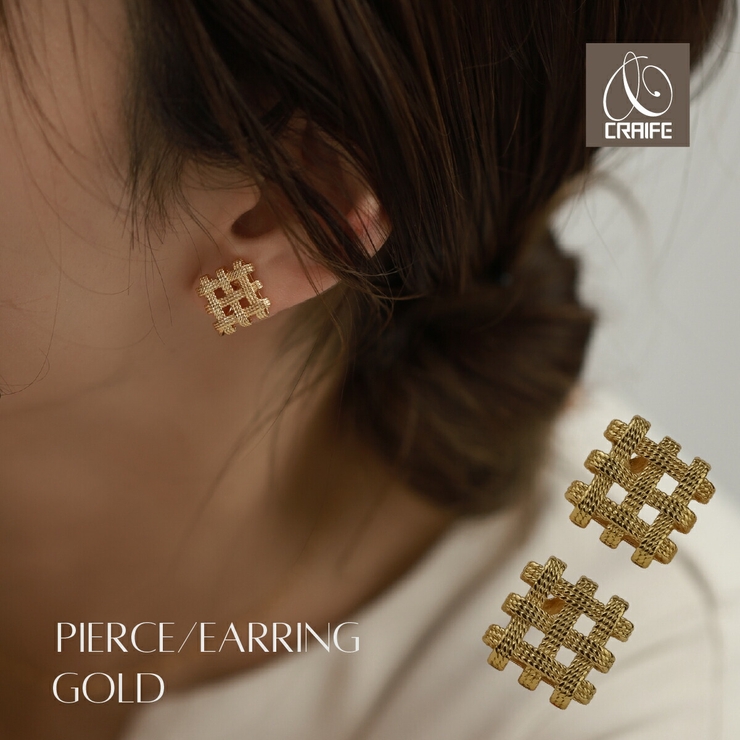 【CRAIFE】痛くない イヤリング ピアス 金属アレルギー対応 両耳セット | CRAIFE | 詳細画像1 
