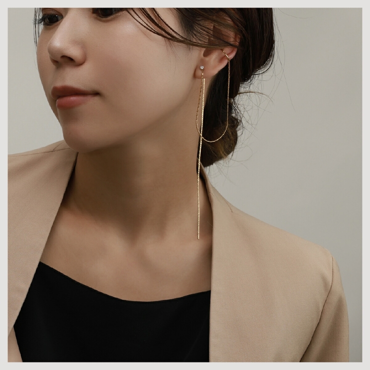 【CRAIFE】チェーンピアス 金属アレルギー対応 片耳用 | CRAIFE | 詳細画像4 