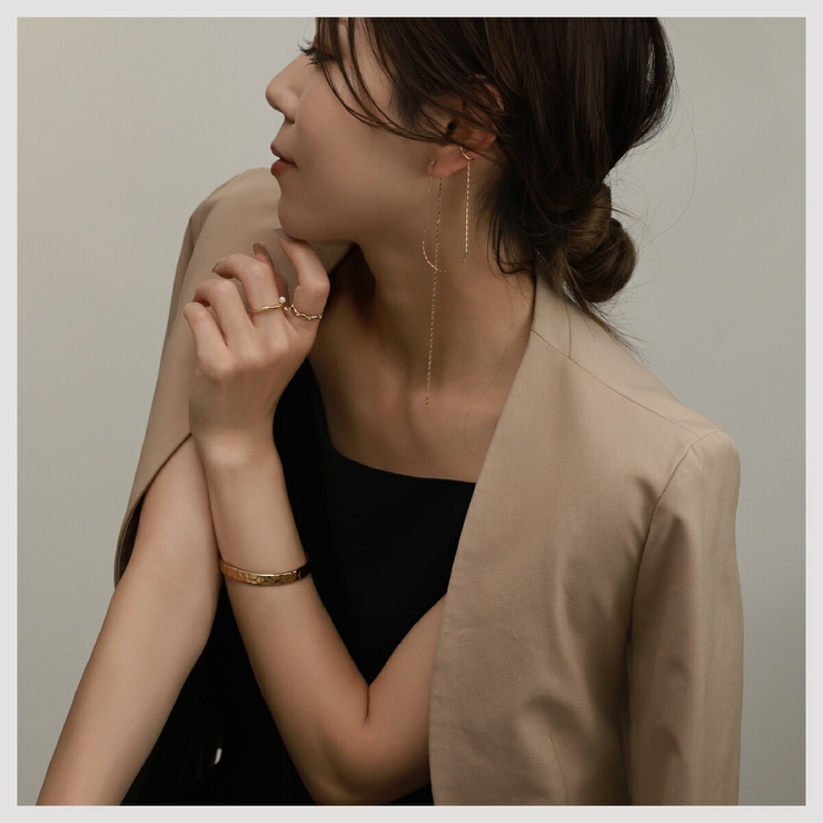 【CRAIFE】チェーンピアス 金属アレルギー対応 片耳用 | CRAIFE | 詳細画像7 