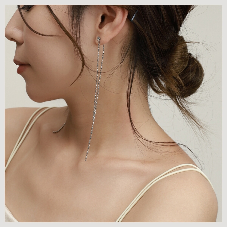 【CRAIFE】チェーンピアス 金属アレルギー対応 両耳セット | CRAIFE | 詳細画像6 
