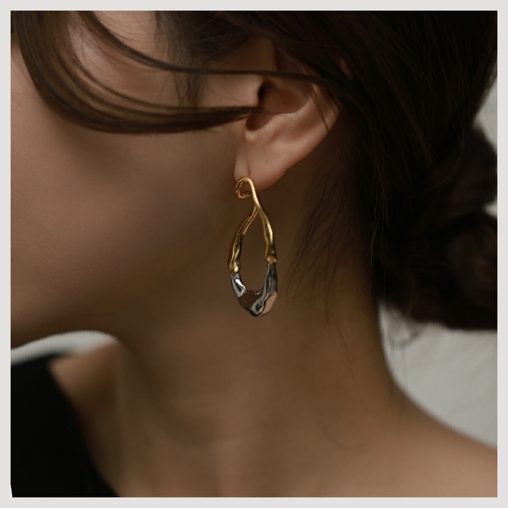 【CRAIFE】ピアス 大ぶり 金属アレルギー対応 両耳セット | CRAIFE | 詳細画像5 