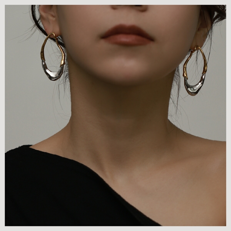 【CRAIFE】ピアス 大ぶり 金属アレルギー対応 両耳セット | CRAIFE | 詳細画像6 