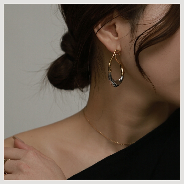 【CRAIFE】ピアス 大ぶり 金属アレルギー対応 両耳セット | CRAIFE | 詳細画像9 