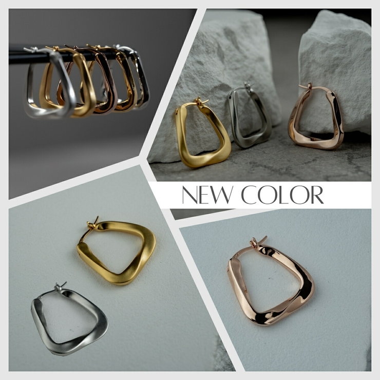 【CRAIFE】フープピアス 痛くないイヤリング 金属アレルギー対応両耳セット | CRAIFE | 詳細画像4 