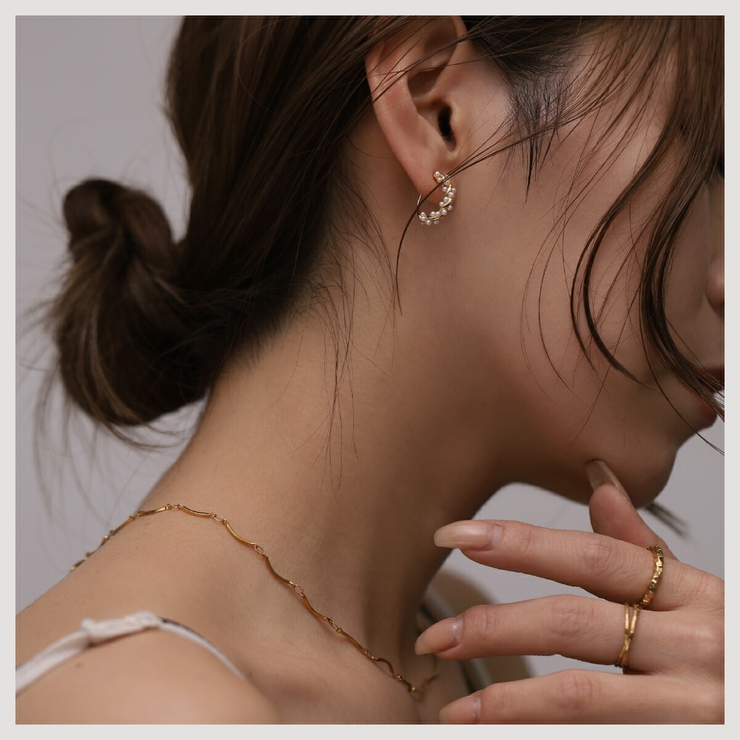 【CRAIFE】痛くない イヤリング ピアス 金属アレルギー対応 両耳セット | CRAIFE | 詳細画像6 