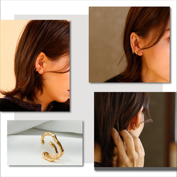 【CRAIFE】イヤーカフ イヤカフ 金属アレルギー対応 片耳用 | CRAIFE | 詳細画像4 