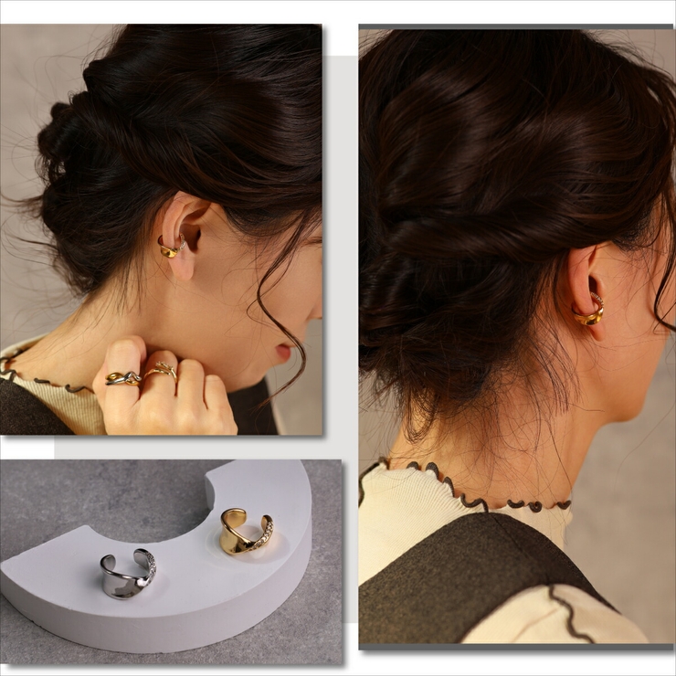 【CRAIFE】イヤーカフ イヤカフ 金属アレルギー対応 片耳用 | CRAIFE | 詳細画像4 