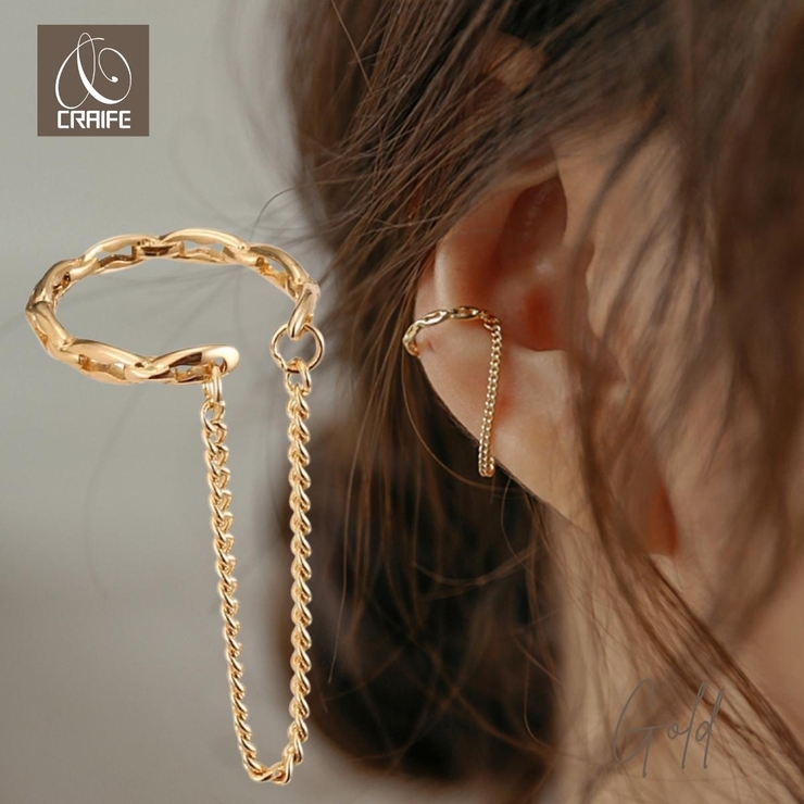 【CRAIFE】イヤーカフ イヤカフ 金属アレルギー対応 片耳用 | CRAIFE | 詳細画像1 