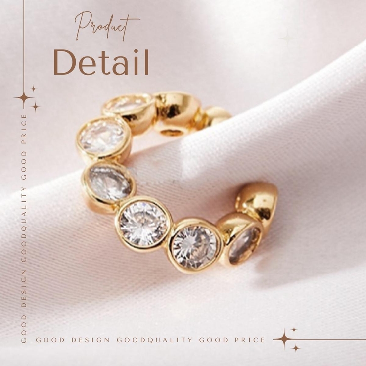 【CRAIFE】イヤーカフ イヤカフ 金属アレルギー対応 片耳用 | CRAIFE | 詳細画像6 