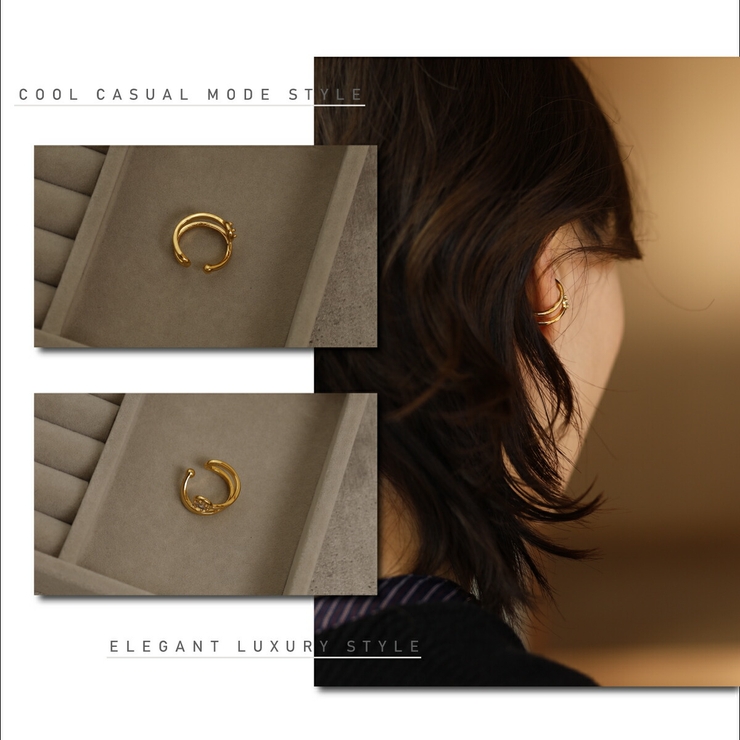 【CRAIFE】イヤーカフ イヤカフ 金属アレルギー対応 片耳用 | CRAIFE | 詳細画像8 