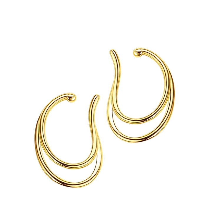 ゴールド | 【CRAIFE】イヤーカフ イヤカフ 金属アレルギー対応 両耳セット | CRAIFE