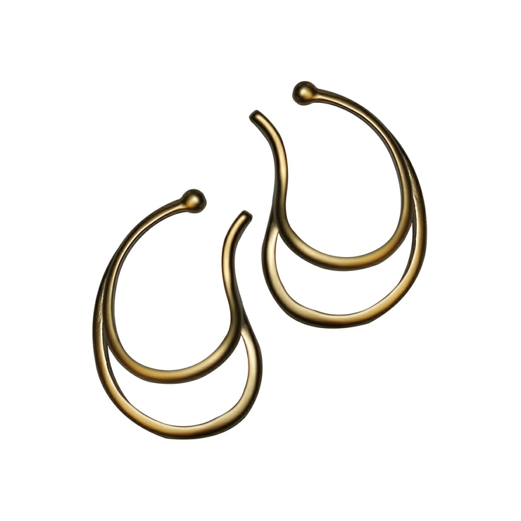 マットゴールド | 【CRAIFE】イヤーカフ イヤカフ 金属アレルギー対応 両耳セット | CRAIFE