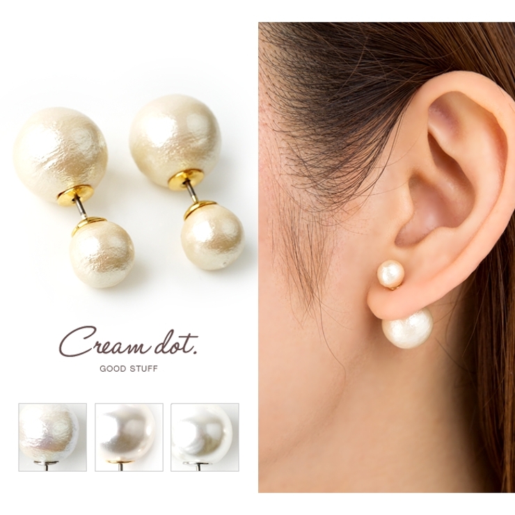 ピアス レディース パール | CREAM-DOT | 詳細画像1 