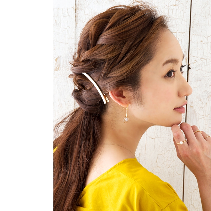 ヘアクリップ メタル ゴールド | CREAM-DOT | 詳細画像2 