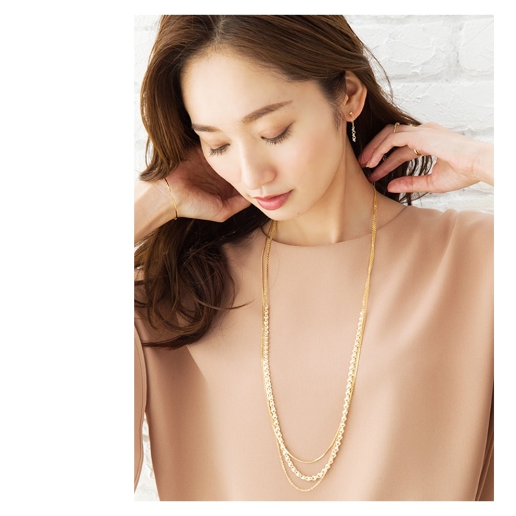 ネックレス ロング 3連 | CREAM-DOT | 詳細画像7 