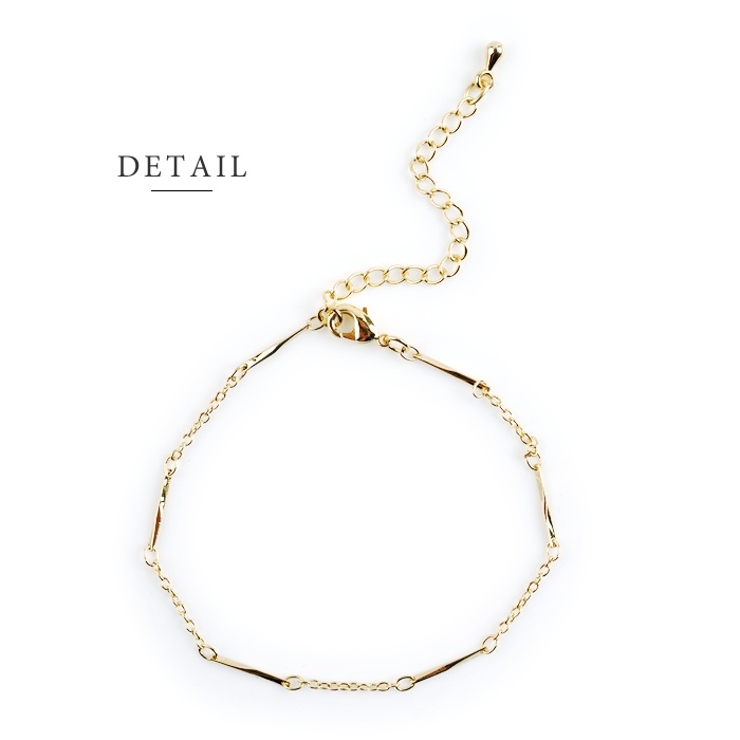 ブレスレット レディース シンプルチェーン | CREAM-DOT | 詳細画像4 