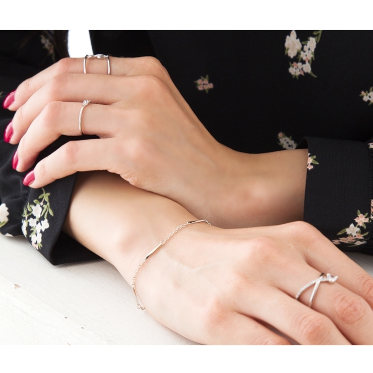 ブレスレット レディース シンプルチェーン | CREAM-DOT | 詳細画像7 