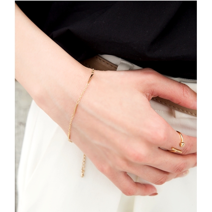 ブレスレット レディース シンプルチェーン | CREAM-DOT | 詳細画像8 