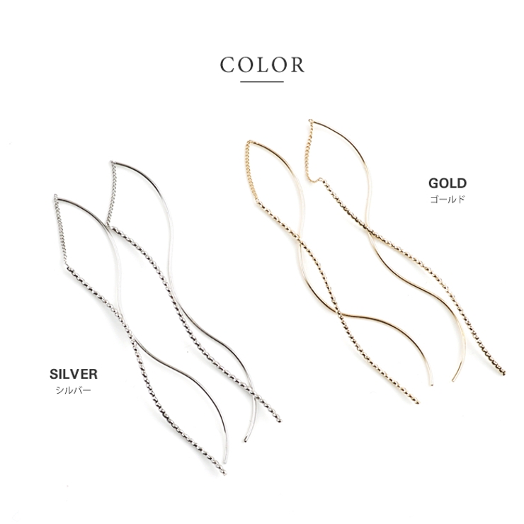 ピアス アメリカンピアス 18kコーティング | CREAM-DOT | 詳細画像4 