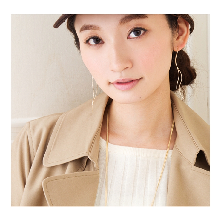 ピアス アメリカンピアス 18kコーティング | CREAM-DOT | 詳細画像6 