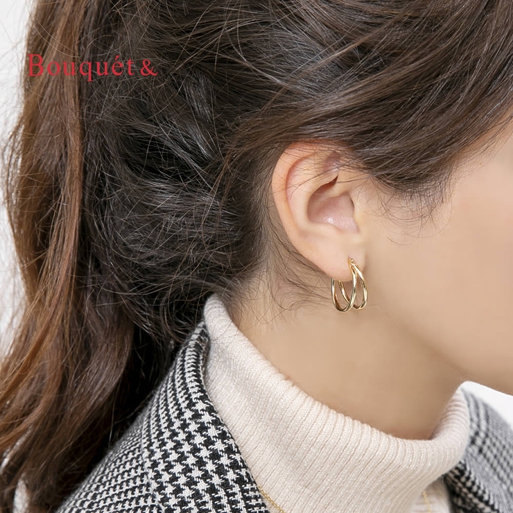 ピアス フープピアス 金属アレルギー | CREAM-DOT | 詳細画像1 