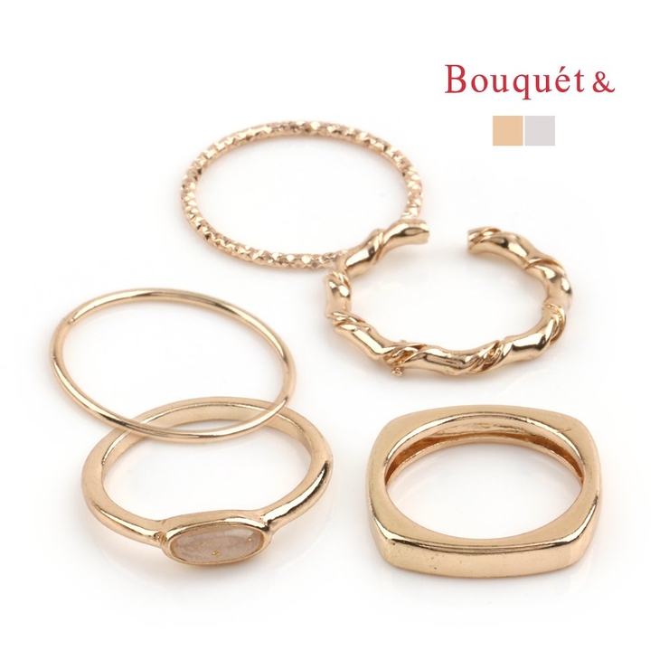 5点セット リング 指輪 | CREAM-DOT | 詳細画像1 