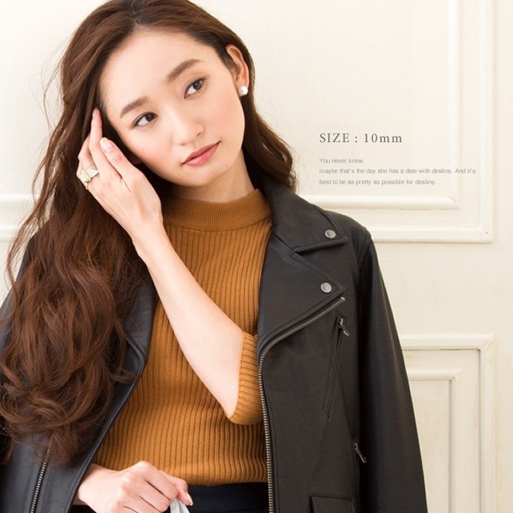 イヤリング 樹脂イヤリング ノンホールピアス | CREAM-DOT | 詳細画像6 