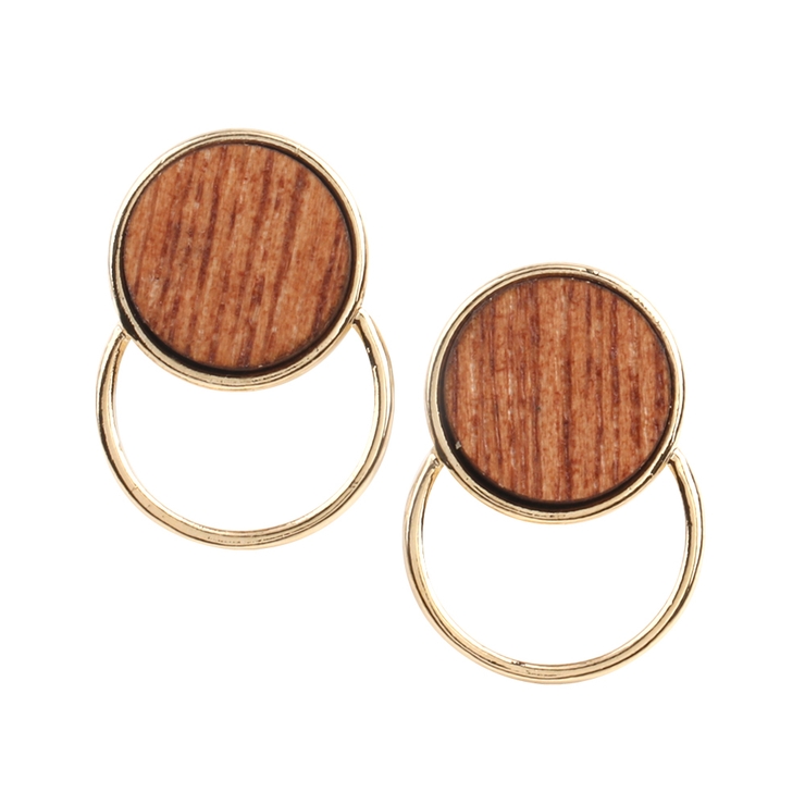 キャメル | 選べる ピアス イヤリング | CREAM-DOT