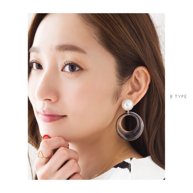 ピアス イヤリング クリア | CREAM-DOT | 詳細画像5 