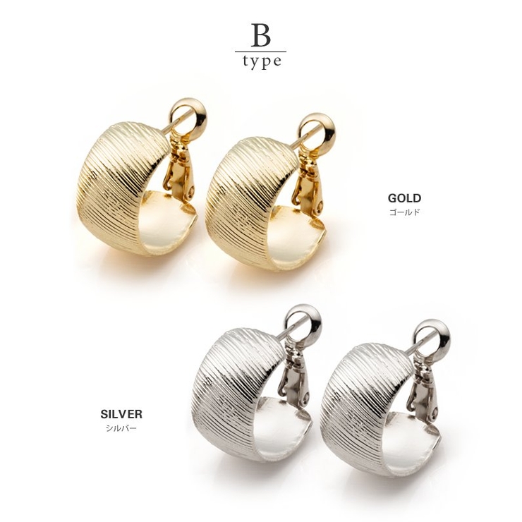 ピアス フープピアス キャッチレス | CREAM-DOT | 詳細画像4 
