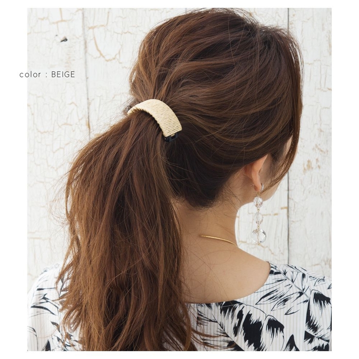 ヘアアクセサリー バナナクリップ シンプル 品番 Crma Cream Dot クリームドット のレディースファッション通販 Shoplist ショップリスト