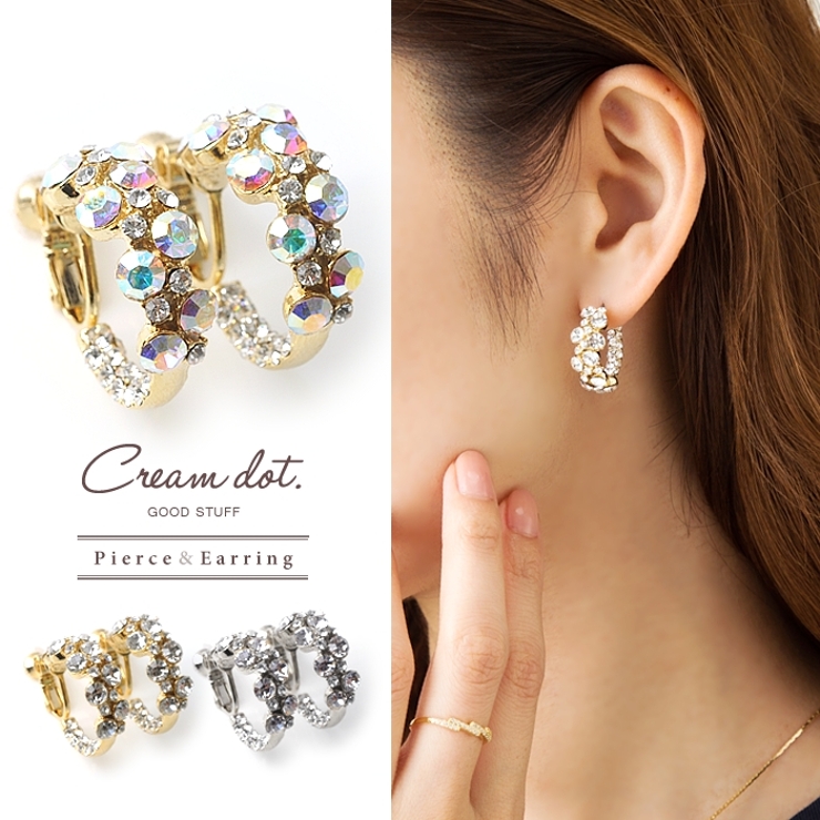 フープ ピアス イヤリング 品番 Crma Cream Dot クリーム のレディースファッション通販 Shoplist ショップリスト