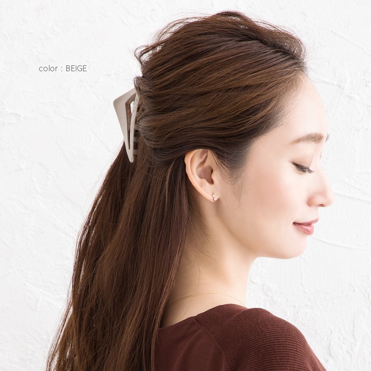 バンスクリップ ヘアクリップ シンプル | CREAM-DOT | 詳細画像7 