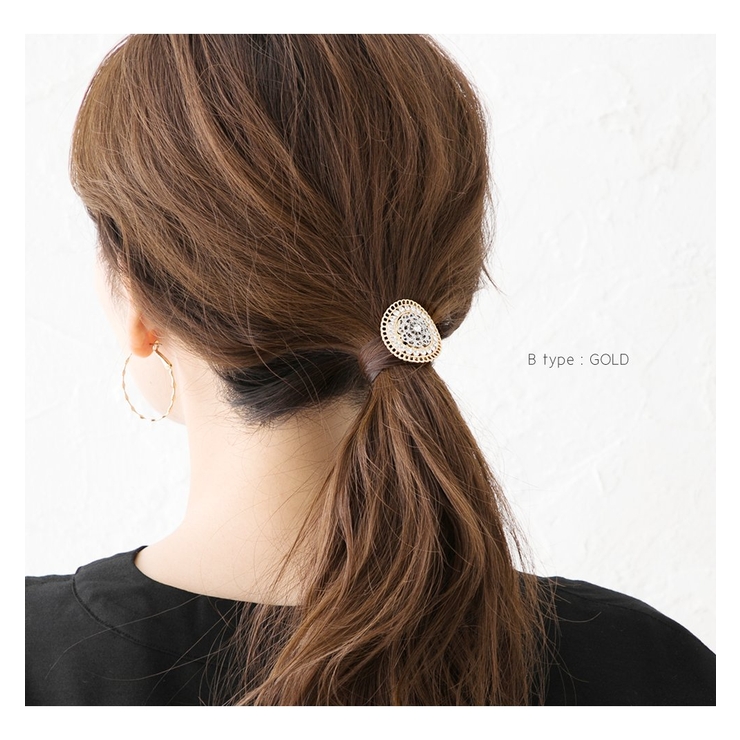 ポニーフック ヘアカフス ヘアゴム | CREAM-DOT | 詳細画像7 