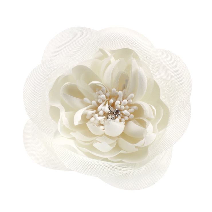 ホワイト | コサージュ フォーマル 卒業式 | CREAM-DOT