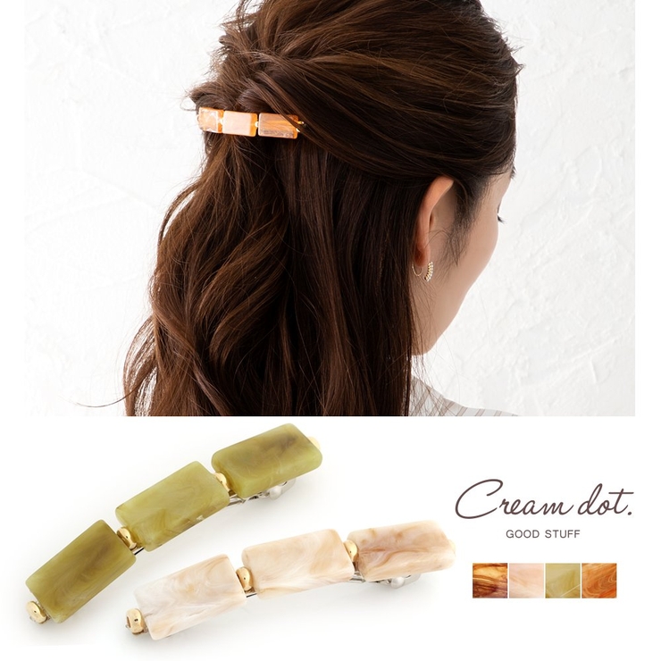 バレッタ ヘアクリップ くるりんぱ 品番 Crma Cream Dot クリームドット のレディースファッション通販 Shoplist ショップリスト バレッタ ヘアクリップ くるりんぱ 品番 Crma Cream Dot クリームドット のレディースファッション通販 Shoplist ショップリスト