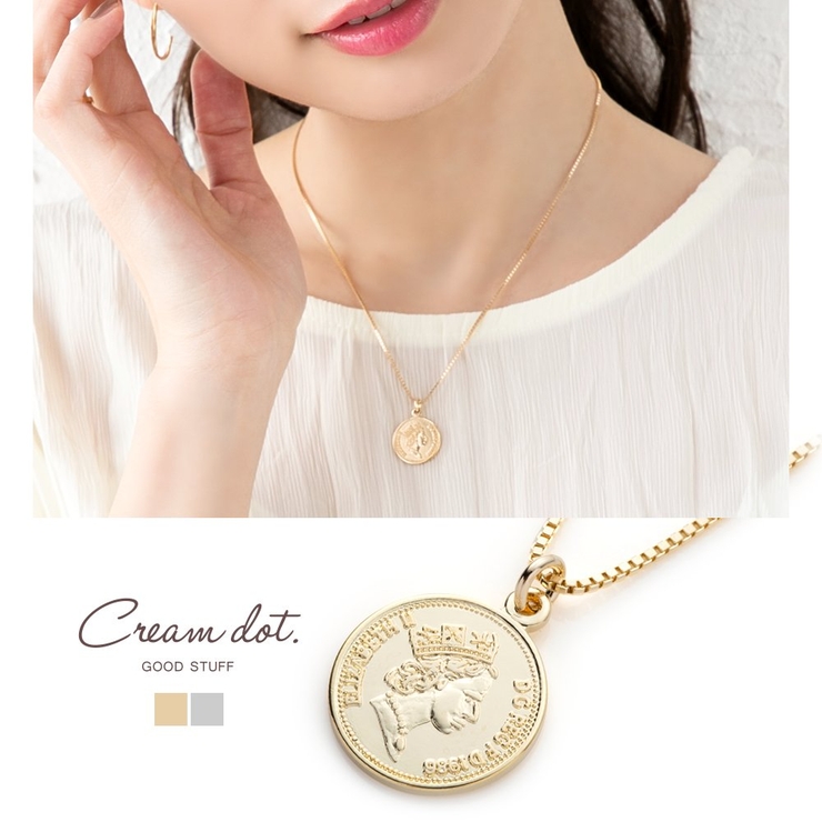 ネックレス 金属アレルギー ニッケルフリー | CREAM-DOT | 詳細画像1 