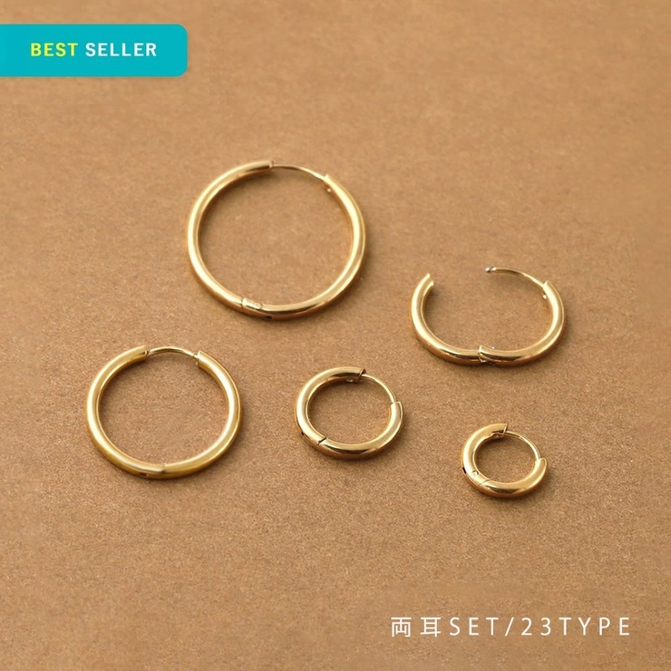 サージカルステンレス 金属アレルギー対応 ピアス | CREAM-DOT | 詳細画像1 