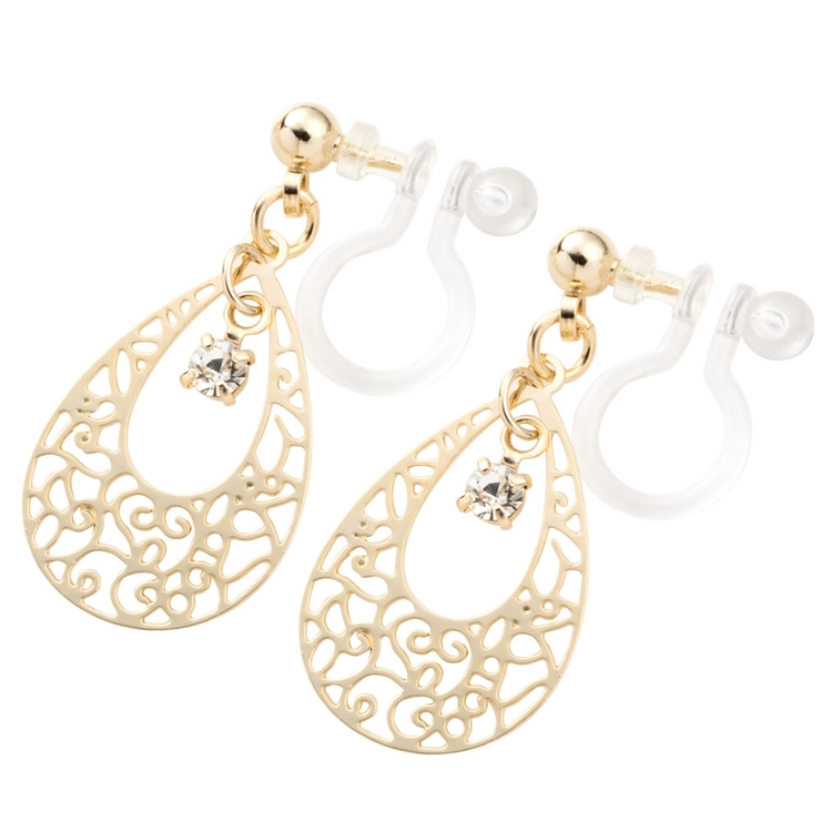 ゴールド | 選べる ピアス イヤリング | CREAM-DOT