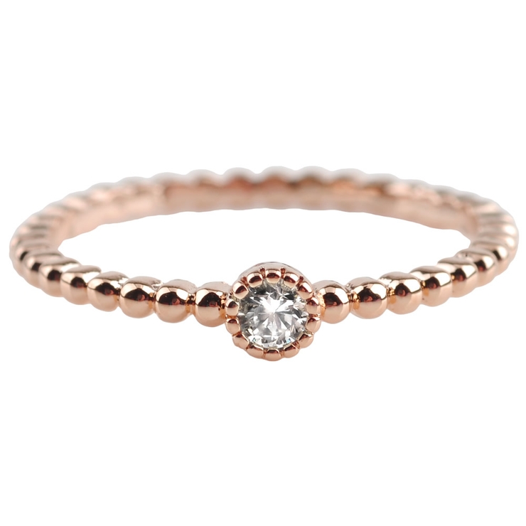 4月 | リング 指輪 18kコーティング | CREAM-DOT