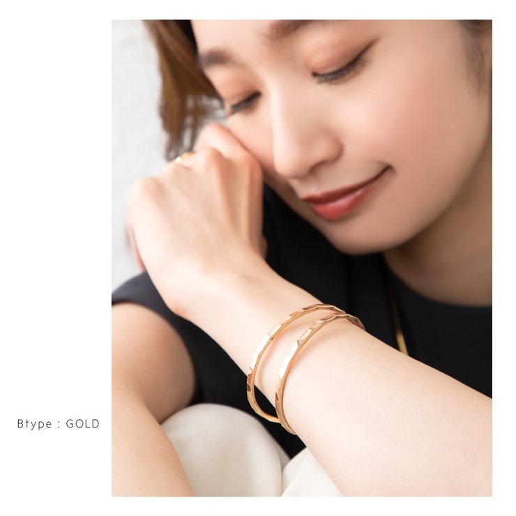 選べる2タイプ バングル 金属アレルギー | CREAM-DOT | 詳細画像12 