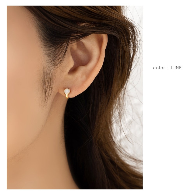 ピアス 18kコーティング レディース | CREAM-DOT | 詳細画像10 