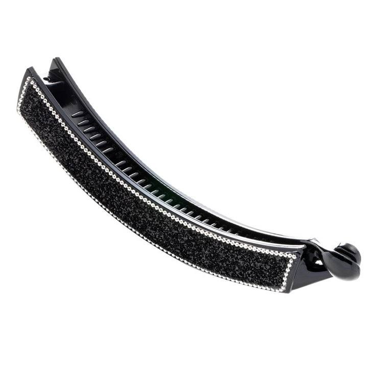 ブラック | バナナクリップ 大きめ しっかり留まる | CREAM-DOT