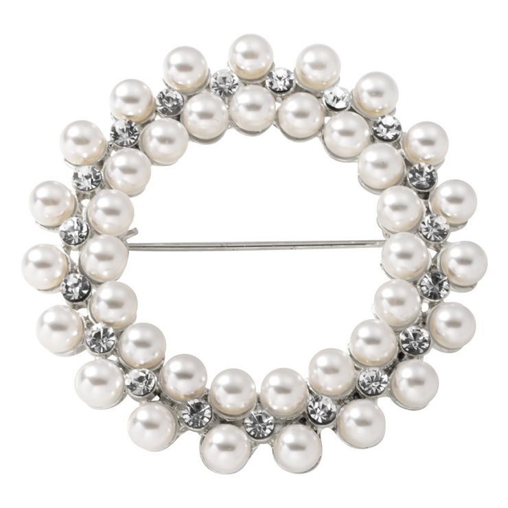 シルバー | ブローチ フォーマル 卒業式 | CREAM-DOT