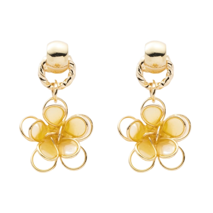 イエロー | ピアス レディース 揺れる | CREAM-DOT