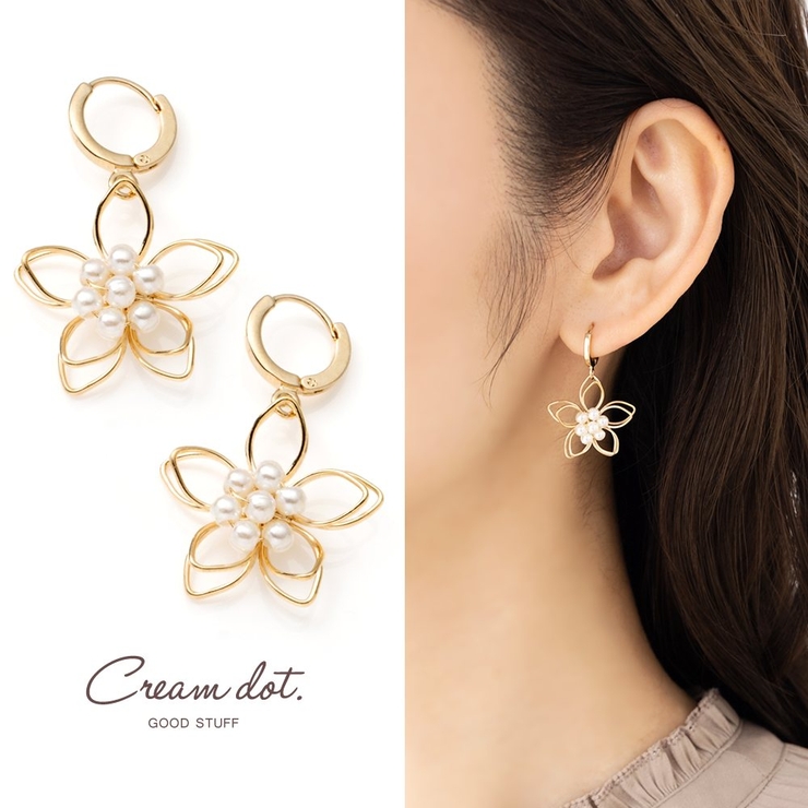 ピアス フープピアス レディース[品番：CRMA0008177]｜CREAM-DOT