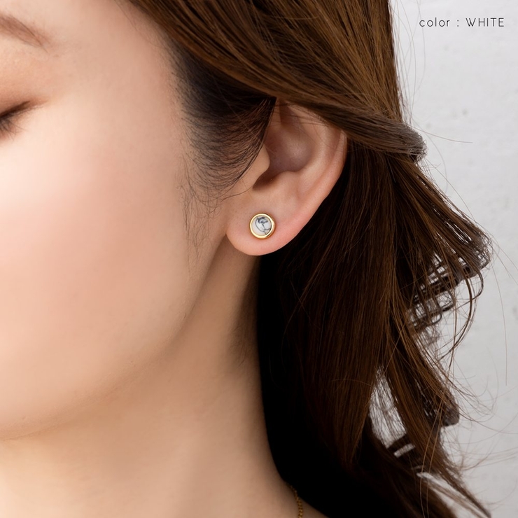 穴不要 ピアス見え マグネットイヤリング | CREAM-DOT | 詳細画像10 