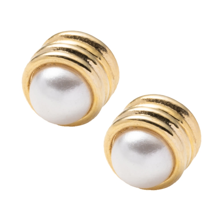 パール | 穴不要 ピアス見え マグネットイヤリング | CREAM-DOT