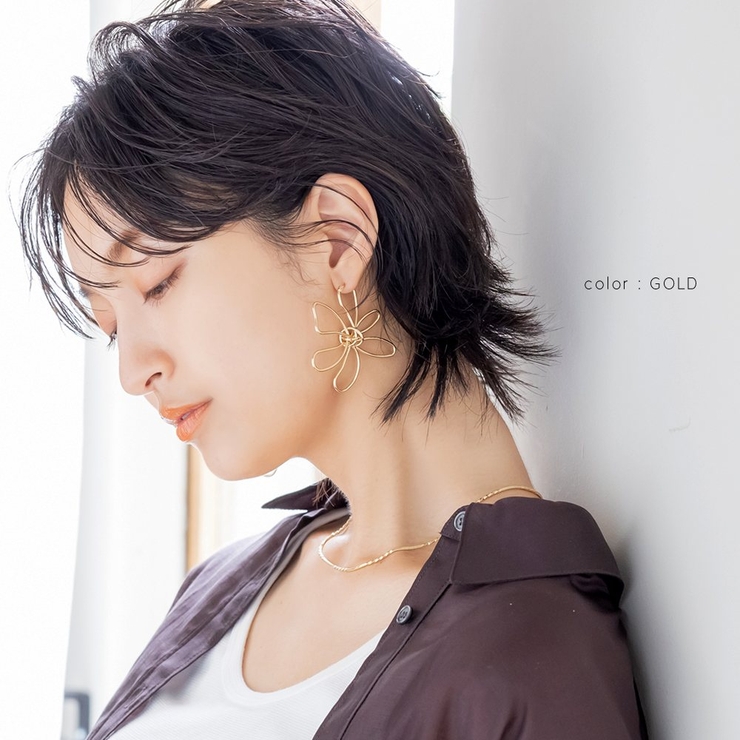 ピアス 大ぶりピアス レディース | CREAM-DOT | 詳細画像6 