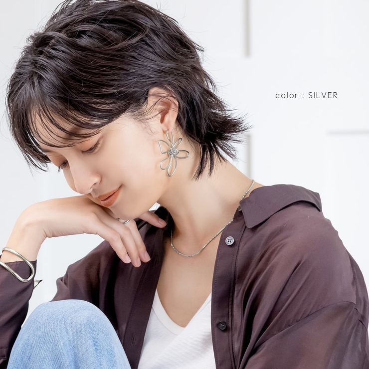 ピアス 大ぶりピアス レディース | CREAM-DOT | 詳細画像8 